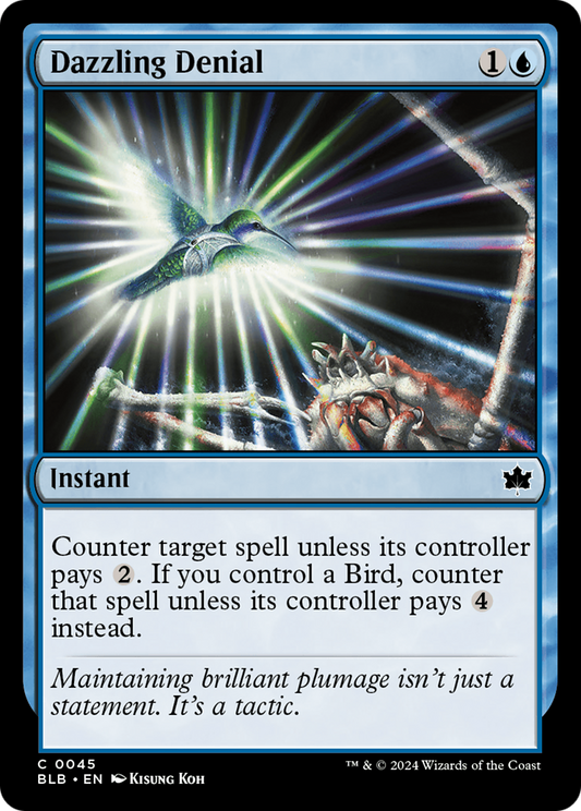 Dazzling Denial [Bloomburrow] [Foil]