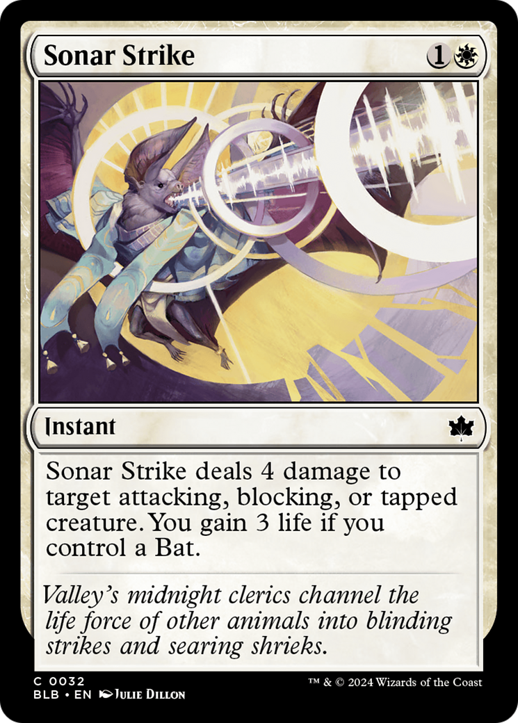 Sonar Strike [Bloomburrow] [Foil]