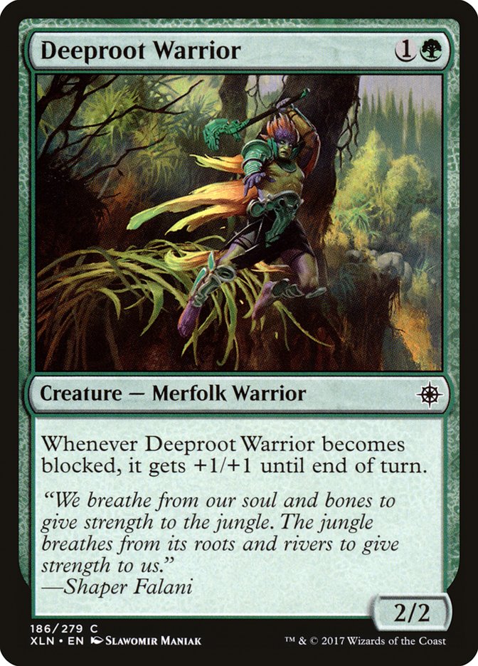 Deeproot Warrior [Ixalan] [Foil]