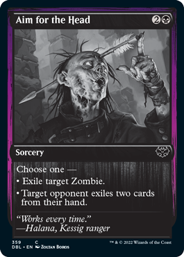 Aim for the Head [Innistrad: Double Feature] [Foil]