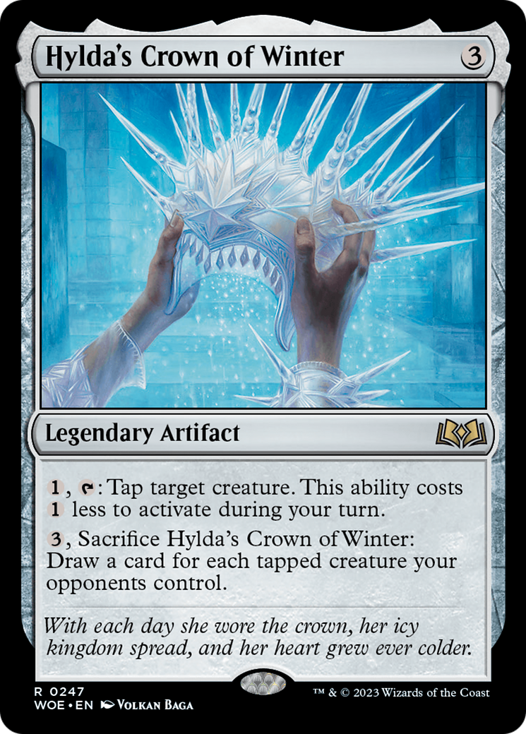 Hylda's Crown of Winter [Wilds of Eldraine] [Foil]