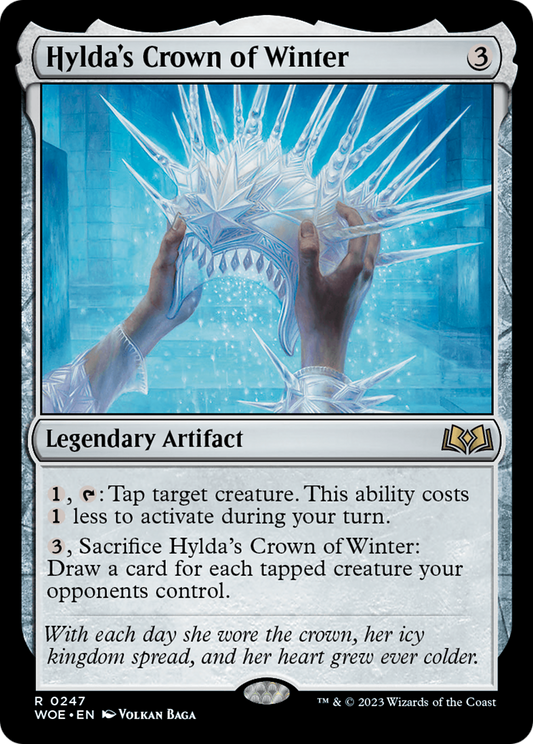Hylda's Crown of Winter [Wilds of Eldraine] [Foil]