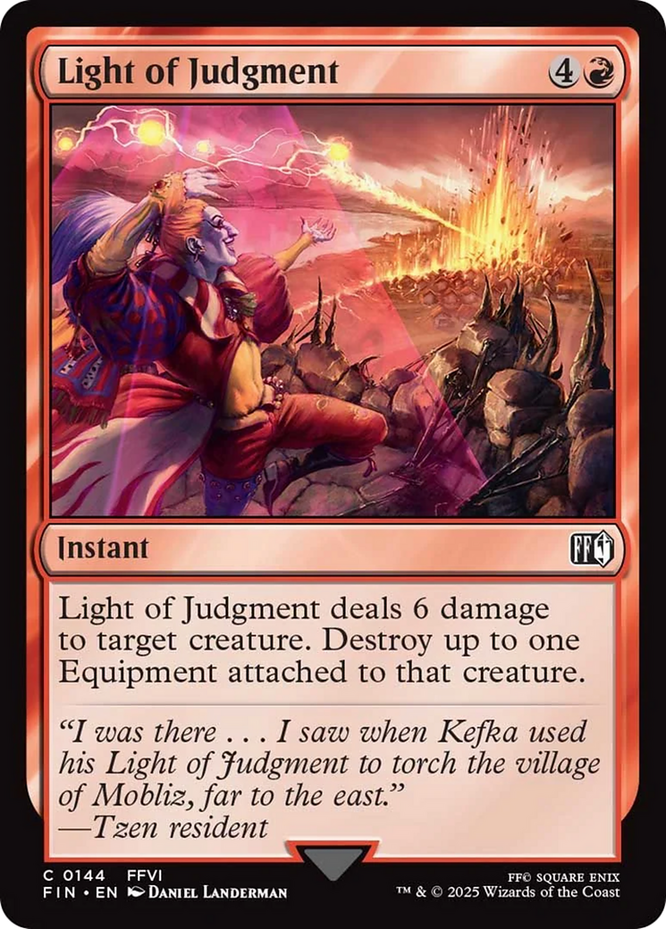 Light of Judgment [FINAL FANTASY] [Foil]