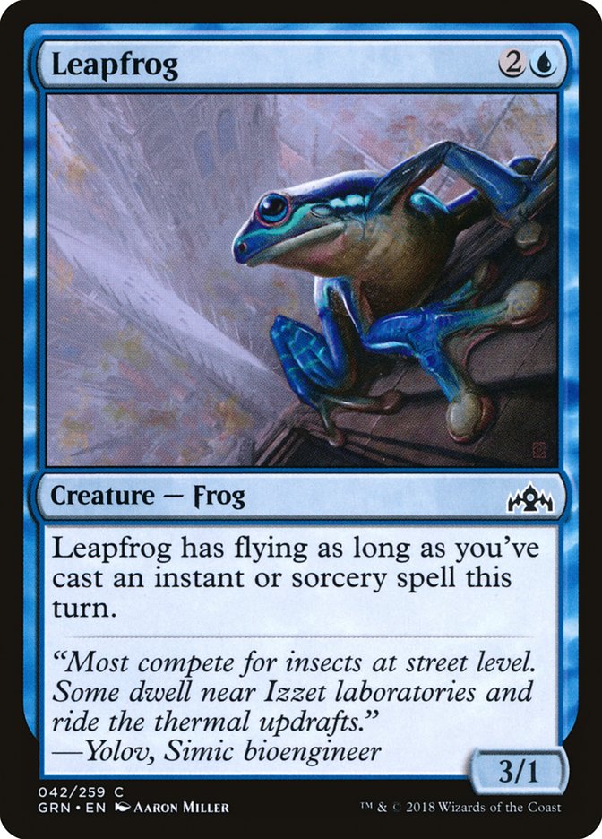 Leapfrog [Guilds of Ravnica] [Foil]