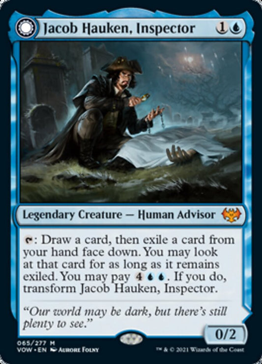Jacob Hauken, Inspector // Hauken's Insight [Innistrad: Crimson Vow] [Foil]