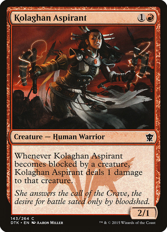 Kolaghan Aspirant [Dragons of Tarkir] [Foil]