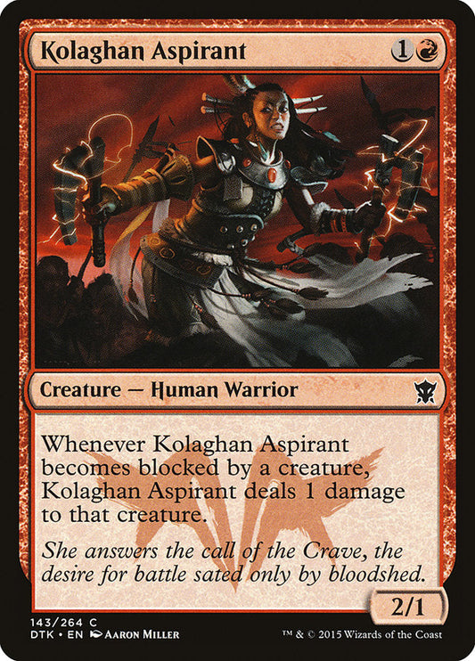 Kolaghan Aspirant [Dragons of Tarkir] [Foil]