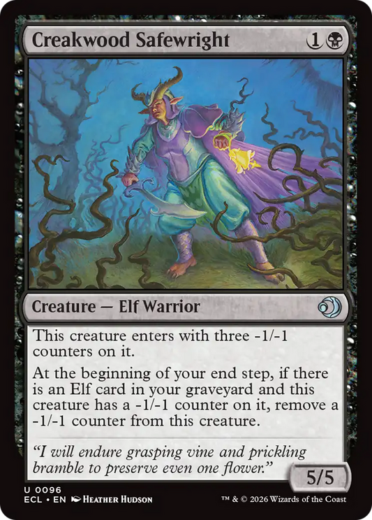 Creakwood Safewright [Lorwyn Eclipsed] [Foil]