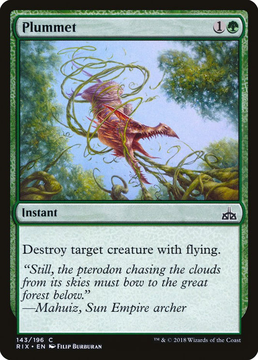 Plummet [Rivals of Ixalan] [Foil]