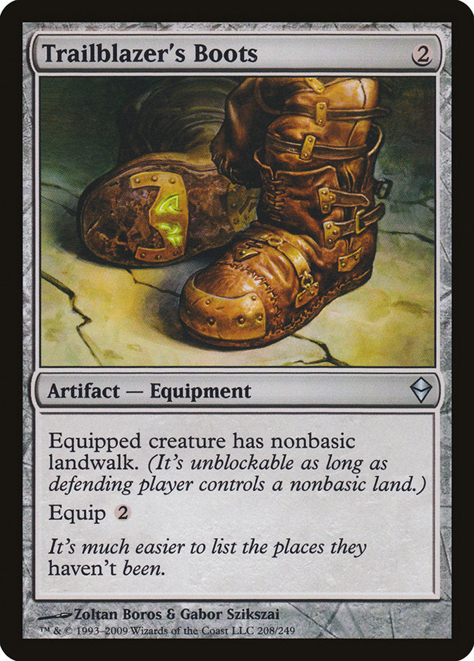 Trailblazer's Boots [Zendikar] [Foil]
