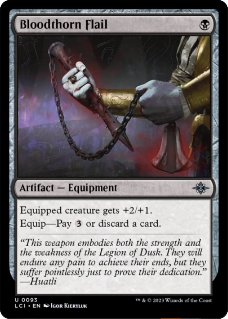 Bloodthorn Flail [The Lost Caverns of Ixalan] [Foil]