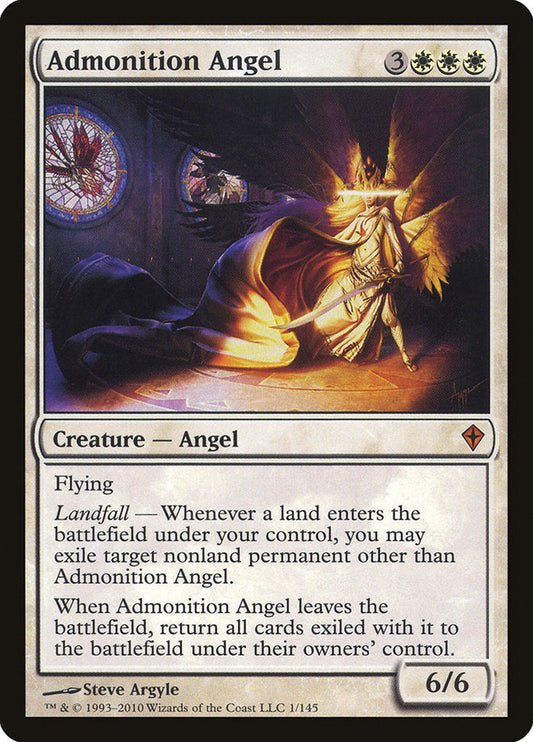 Admonition Angel [Worldwake] [Foil]