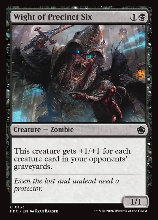 Wight of Precinct Six [Foundations Commander]