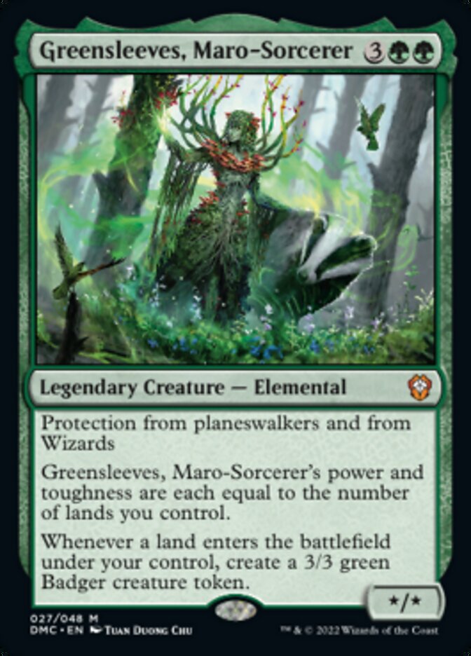 Greensleeves, Maro-Sorcerer [Dominaria United Commander] [Foil]