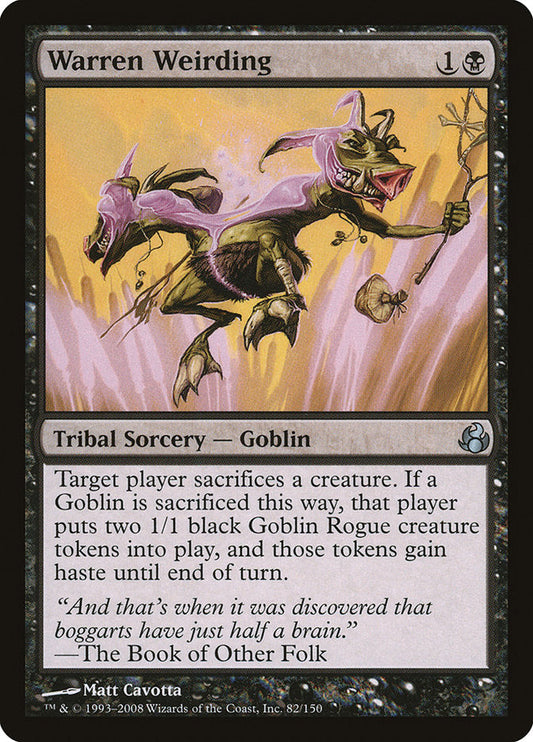 Warren Weirding [Morningtide] [Foil]