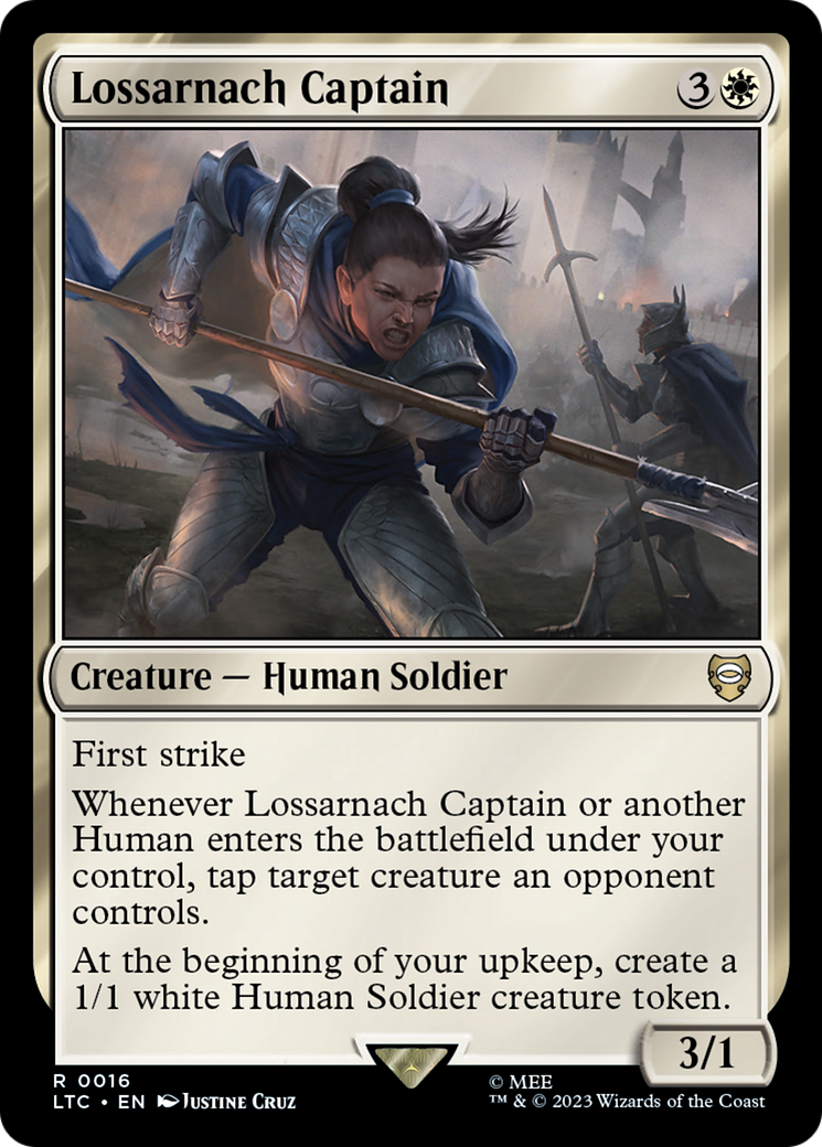 Lossarnach Captain [The Lord of the Rings: Tales of Middle-Earth Commander] [Foil]