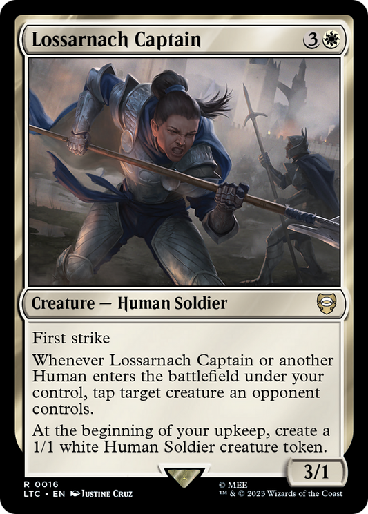 Lossarnach Captain [The Lord of the Rings: Tales of Middle-Earth Commander] [Foil]