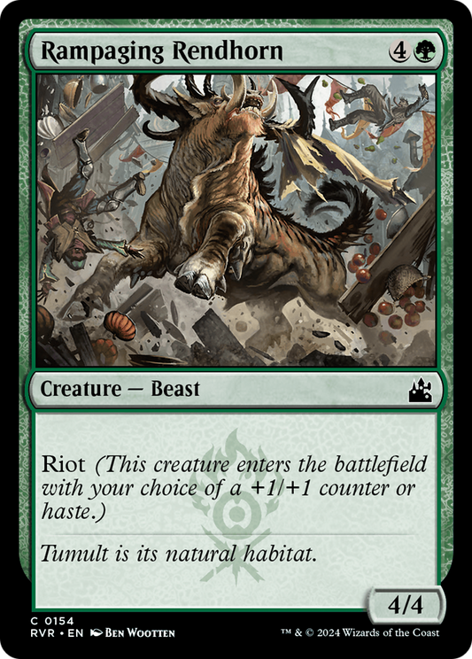 Rampaging Rendhorn [Ravnica Remastered] [Foil]