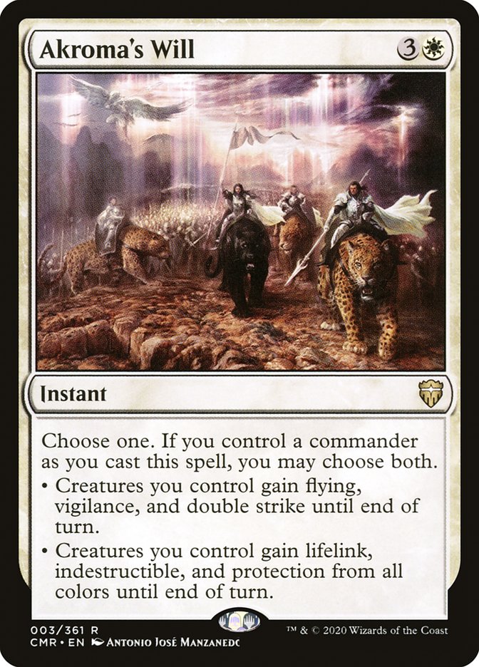 Akroma's Will [Commander Legends] [Foil]