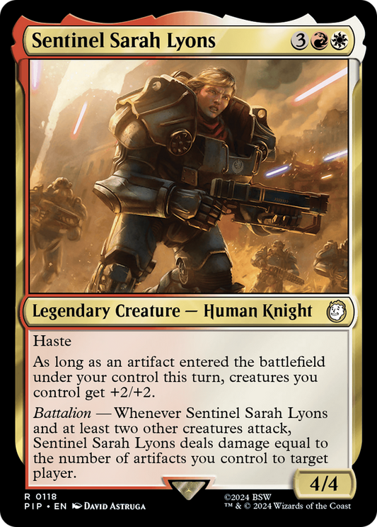 Sentinel Sarah Lyons [Fallout] [Foil]