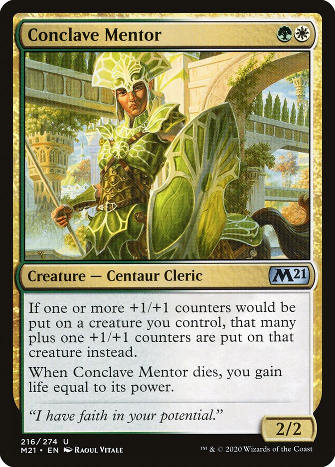 Conclave Mentor [Core Set 2021] [Foil]