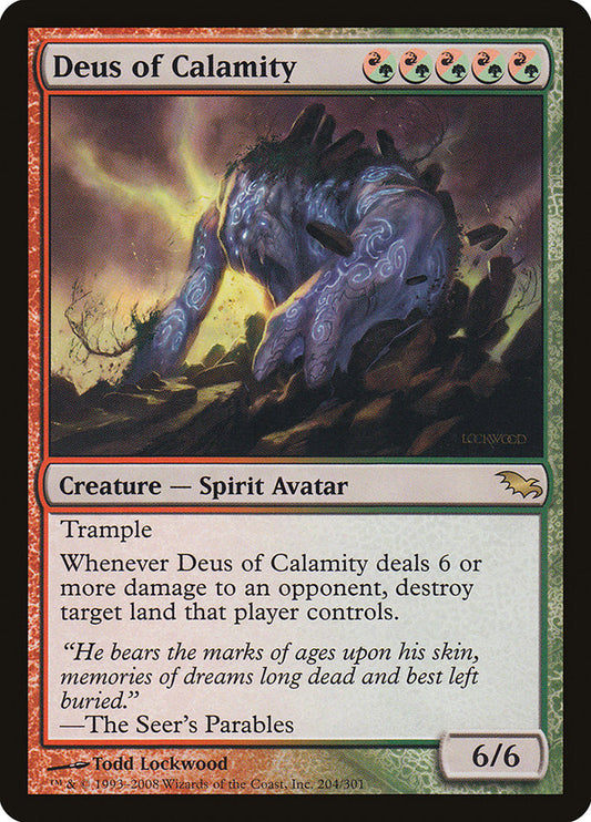 Deus of Calamity [Shadowmoor] [Foil]