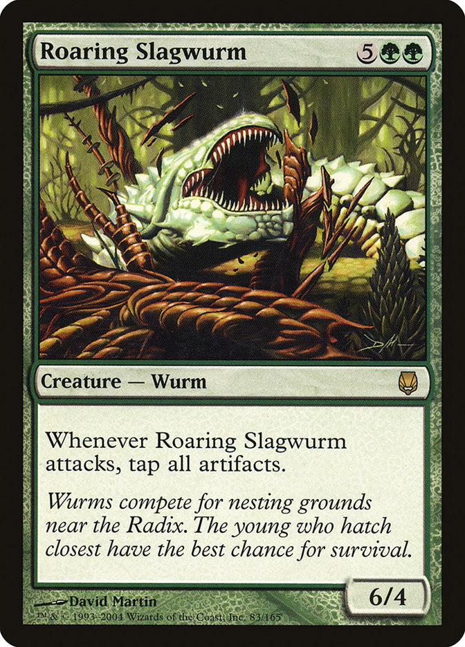 Roaring Slagwurm [Darksteel] [Foil]