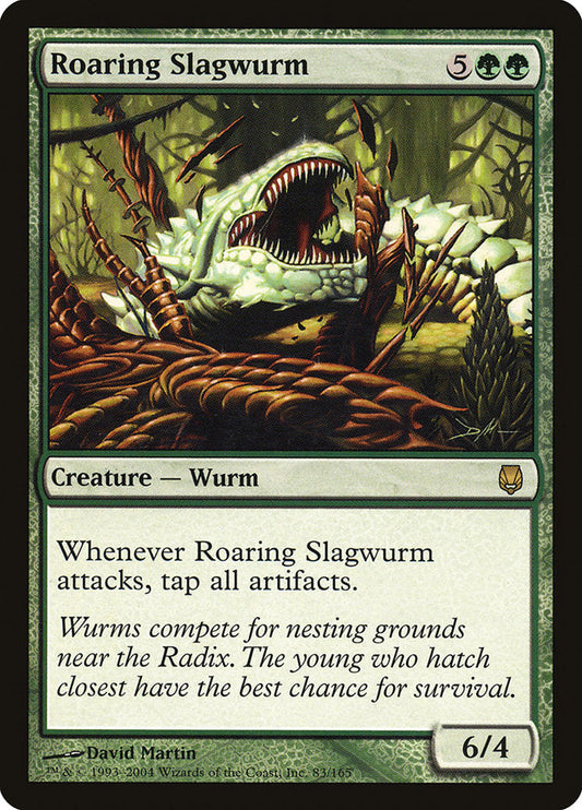 Roaring Slagwurm [Darksteel] [Foil]