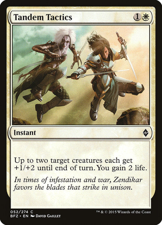 Tandem Tactics [Battle for Zendikar] [Foil]