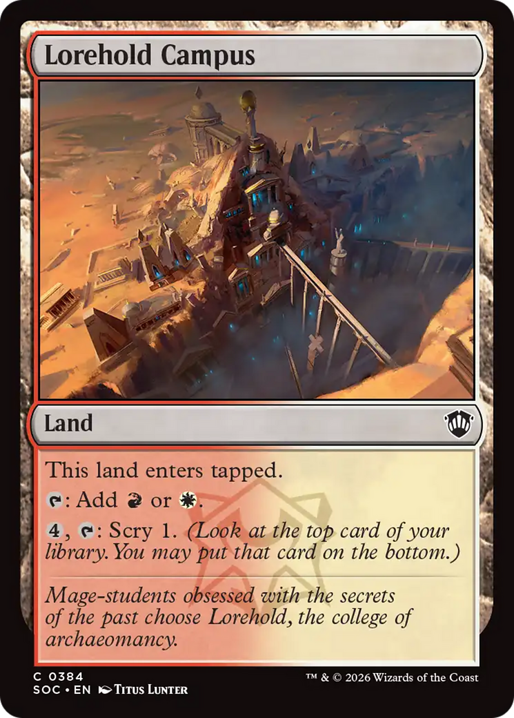 Lorehold Campus [Secrets of Strixhaven Commander] [Foil]