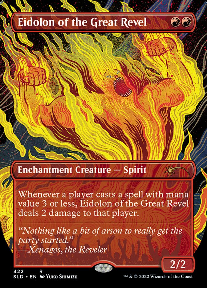 Eidolon of the Great Revel (Borderless) [Secret Lair Drop Series] [Foil]