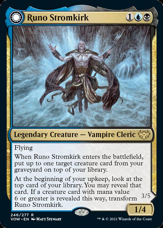 Runo Stromkirk // Krothuss, Lord of the Deep [Innistrad: Crimson Vow] [Foil]