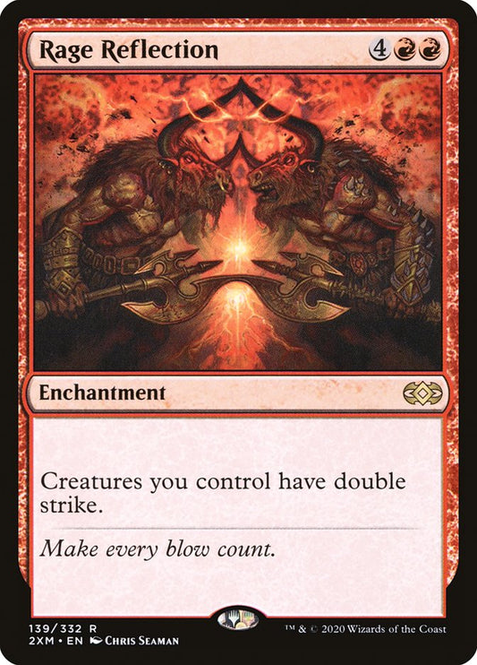 Rage Reflection [Double Masters] [Foil]