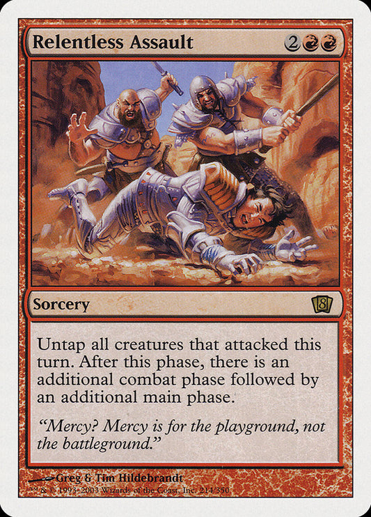 Relentless Assault [Eighth Edition] [Foil]