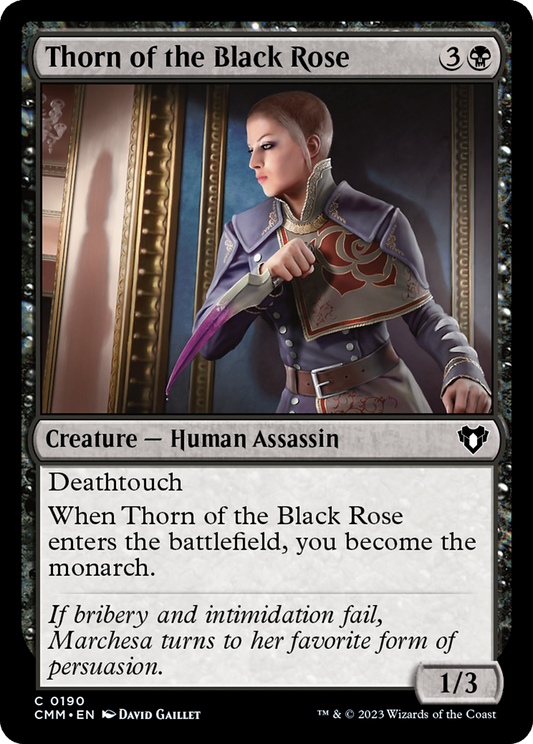 Thorn of the Black Rose [Commander Masters] [Foil]