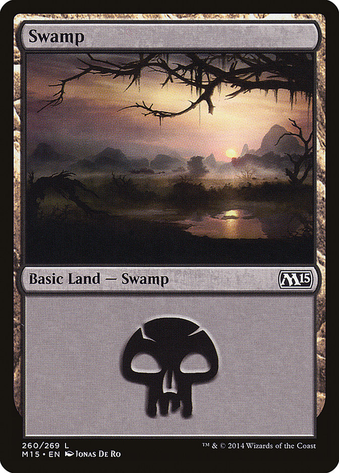 Swamp (260) [Core Set 2015] [Foil]