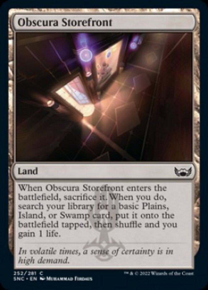 Obscura Storefront [Streets of New Capenna] [Foil]