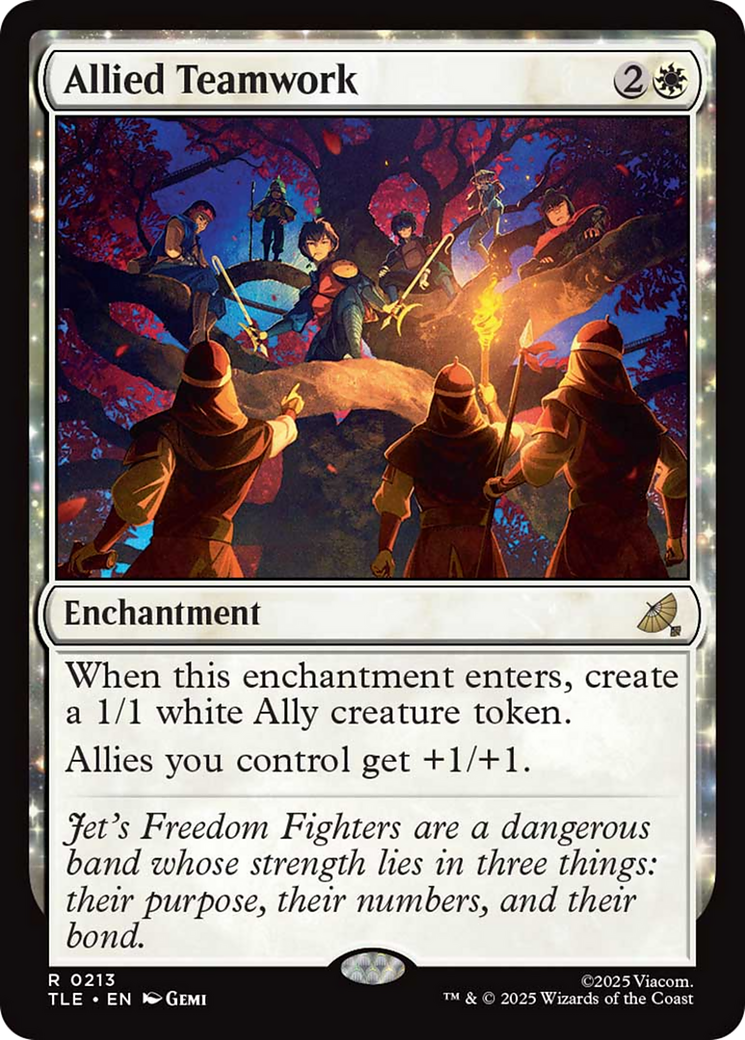 Allied Teamwork [Avatar: The Last Airbender: Eternal-Legal] [Foil]