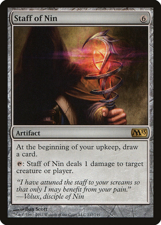 Staff of Nin [Core Set 2013] [Foil]