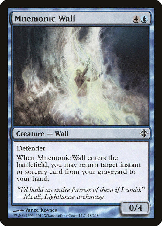 Mnemonic Wall [Rise of the Eldrazi] [Foil]
