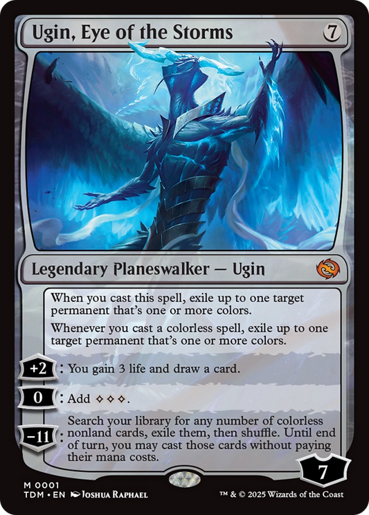Ugin, Eye of the Storms [Tarkir: Dragonstorm] [Foil]