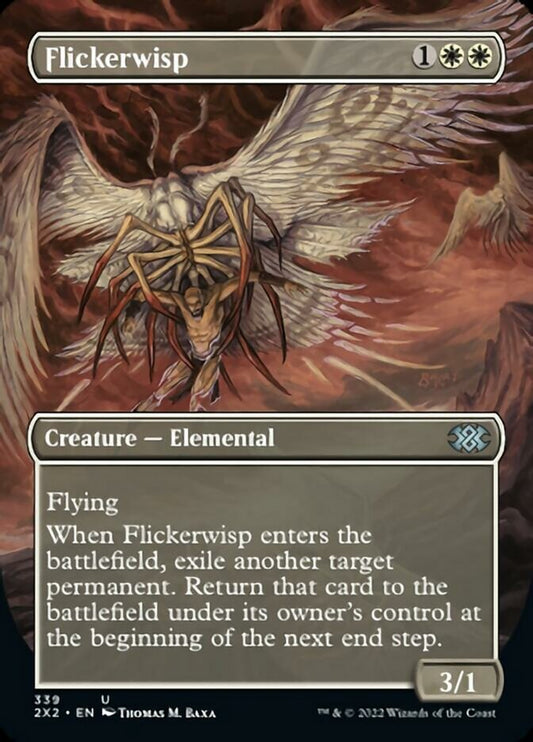 Flickerwisp (Borderless Alternate Art) [Double Masters 2022] [Foil]
