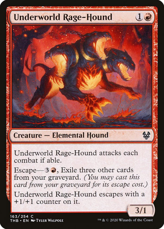 Underworld Rage-Hound [Theros Beyond Death] [Foil]