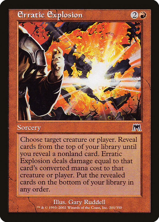 Erratic Explosion [Onslaught] [Foil]