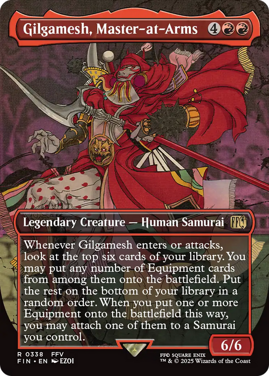 Gilgamesh, Master-at-Arms (Borderless) [FINAL FANTASY] [Foil]