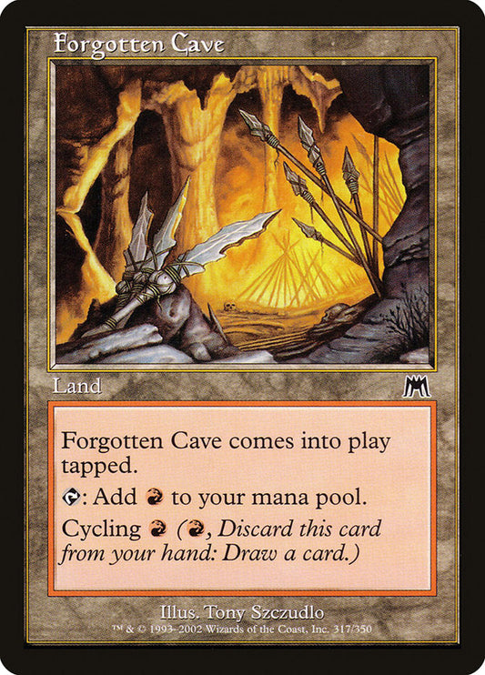 Forgotten Cave [Onslaught] [Foil]