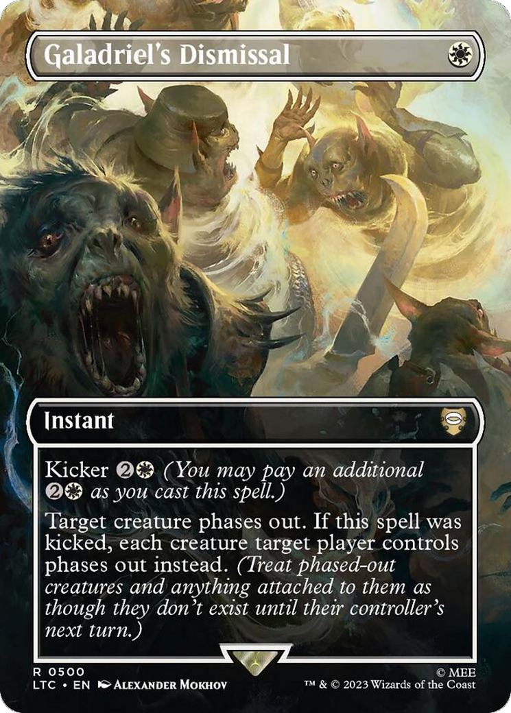 Galadriel's Dismissal (Borderless) [The Lord of the Rings: Tales of Middle-Earth Commander] [Foil]