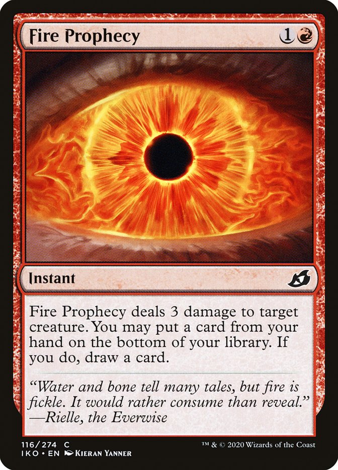 Fire Prophecy [Ikoria: Lair of Behemoths] [Foil]