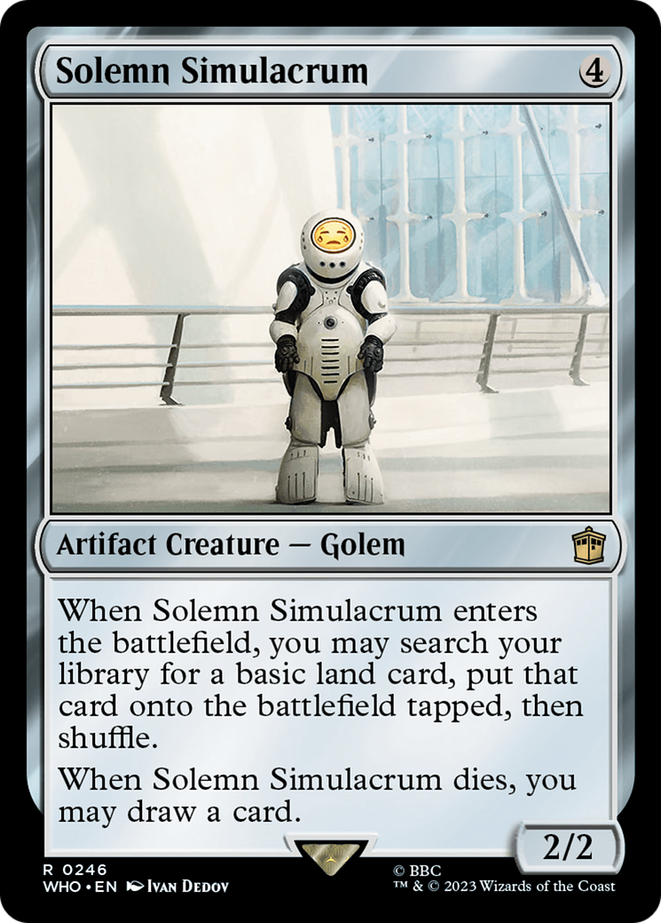 Solemn Simulacrum [Doctor Who] [Foil]
