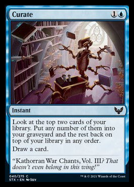 Curate [Strixhaven: School of Mages] [Foil]